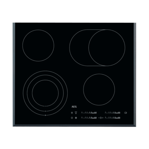 AEG must 59cm pliidiplaat HK654070FB-4
