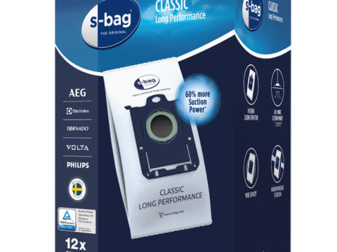 s-bag® Classic Long Performance tolmukotid 12tk Electrolux E201SM