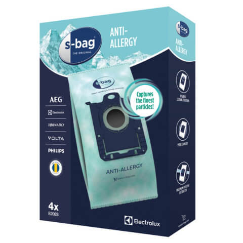 s-bag® Hygiene Anti-Allergy tolmukotid 4tk Electrolux E206S