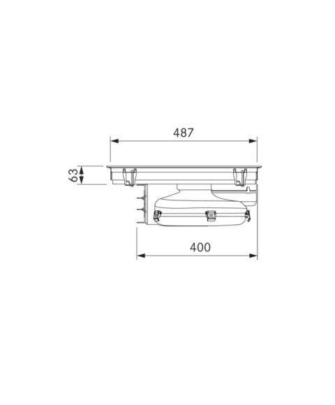 Bora 83cm stiilne induktsioonpliidiplaat koos õhupuhastajaga
