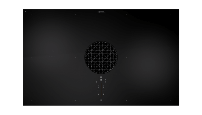 Bora 83cm stiilne induktsioonpliidiplaat koos õhupuhastajaga