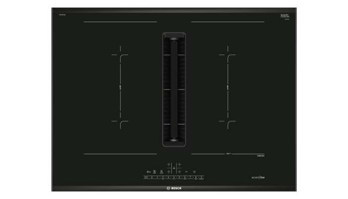 Bosch õhupuhastiga 70cm induktsioonpliidiplaat PVQ795F25E