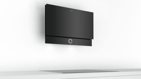 Bosch seinale paigaldatav must köögiõhupuhasti 90 cm DWF97RU60