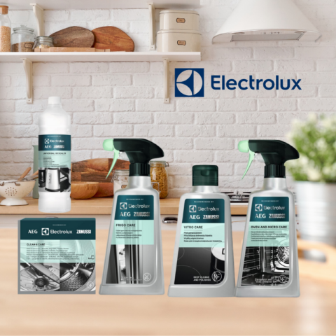Electrolux köögitehnika ja pesuseadmete hoolduskomplekt (5 toodet)