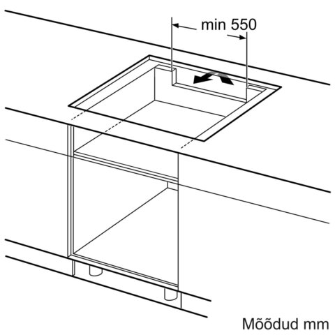 NEFF FlexInduction induktsioonpliidiplaat 80 cm T58PS21X0