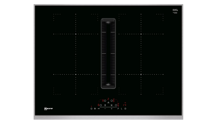 NEFF õhupuhastiga induktsioonpliidiplaat 70cm T47TD7BN2