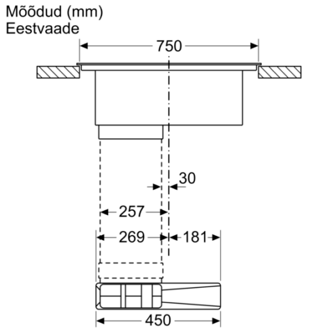 NEFF õhupuhastiga induktsioonpliidiplaat 80cm T58PL6EN2