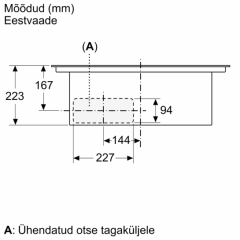 NEFF õhupuhastiga induktsioonpliidiplaat 80cm T58PL6EX2