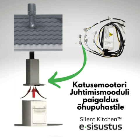 Elektroonika plokk välimootorite juhtimiseks + paigaldus õhupuhastile