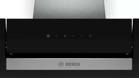 Bosch seinale paigaldatav köögiõhupuhasti 60 cm must DWK67EM60