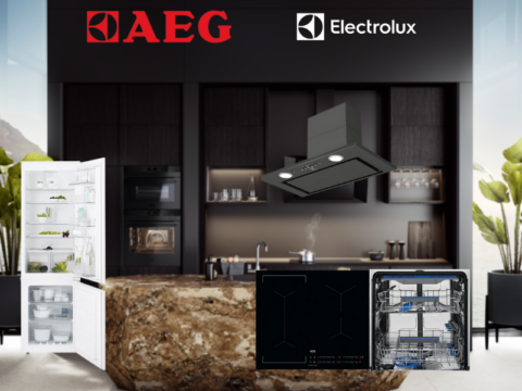 Electrolux eksklusiivne must köögitehnika komplekt - LAOS