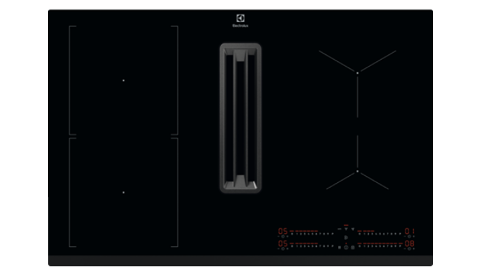 Electrolux integreeritav 80cm õhupuhastiga induktsioonpliidiplaat Bridge