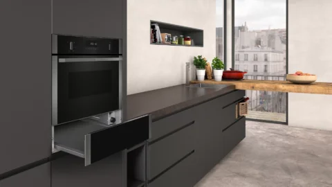Neff grafiit Push & Pull soojendussahtel 60 x 14 cm N17HH10G0