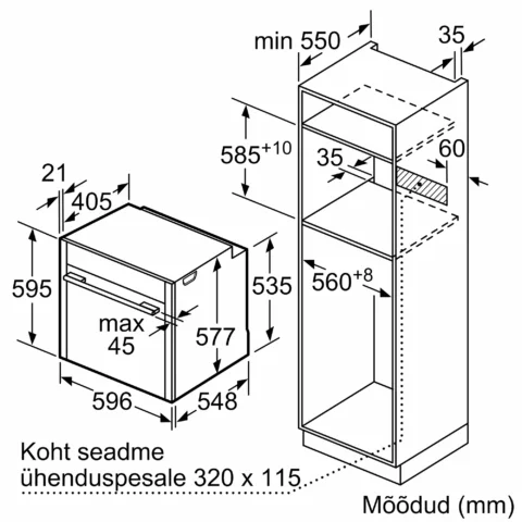 Neff integreeritav auruahi ja Slide&Hide funktsiooniga B48FT78G0