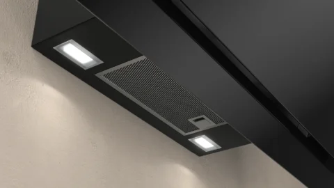 Neff selge klaas musta trükiga köögiõhupuhasti 90cm D95IHM1S0