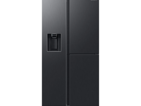 Samsung vee- ja jäämasinaga must SBS külmik 627L