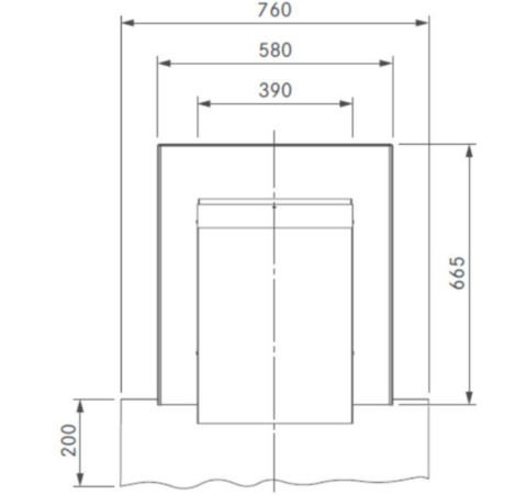 BORA katusekividele paigaldatav ventilaator EC ULZ