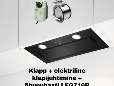 Õhupuhasti Electrolux LFG716R + ventilatsiooni klapp juhtimisega