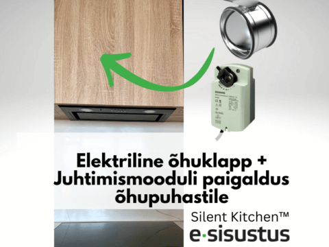 Õhupuhastajale paigaldatav moodul mis juhib elektrilist ventilatsiooni klappi