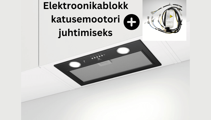 Electrolux 54cm kappi paigaldatav Hob2Hood Õhupuhasti välimootori juhtimisega