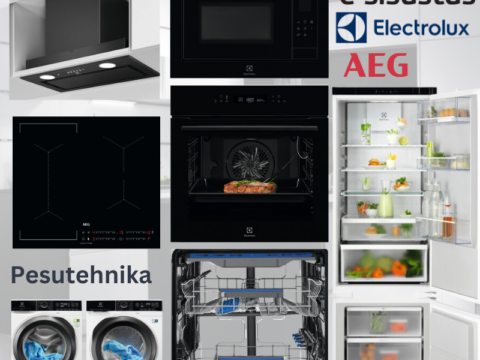 AEG / Electrolux stiilne köögi- ja pesutehnika komplekt