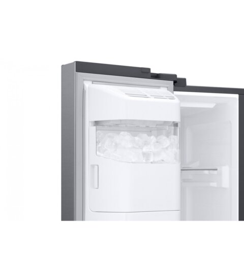 Samsung vee- ja jäämasinaga roostevaba SBS külmik 614L