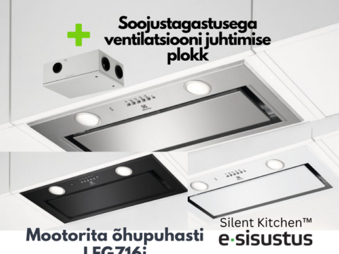 Mootorita õhupuhastaja LFG716i + plokk soojustagastusega ventilatsiooni juhtimiseks