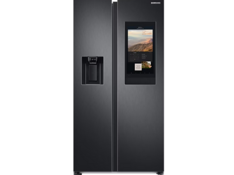 Samsung vee- ja jäämasinaga must SBS külmik 614L