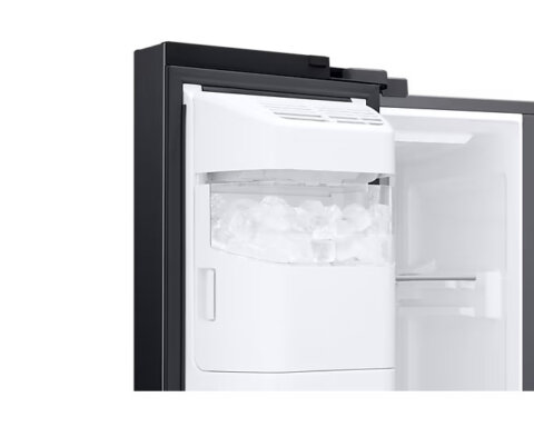 Samsung vee- ja jäämasinaga must SBS külmik 614L