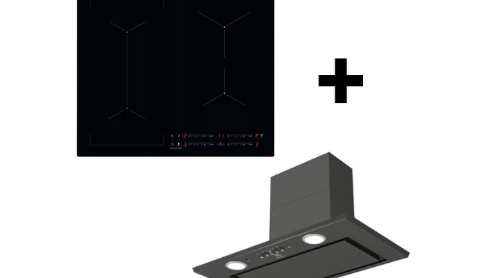 Electrolux kappi paigaldatav õhupuhasti + induktsioonpliidiplaat H2H