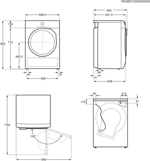 Electrolux A+++ 9kg soojuspumbaga pesukuivati EW7D394UCE - Image 7