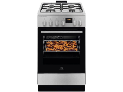 Electrolux eraldiseisev gaasipliit elektriahjuga SteamBake LKK560228X