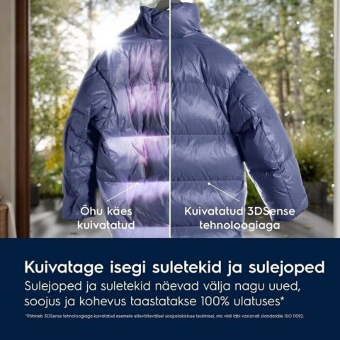 Electrolux A+++ 8kg soojuspumbaga vaikne pesukuivati EW8D585UCE - Image 2