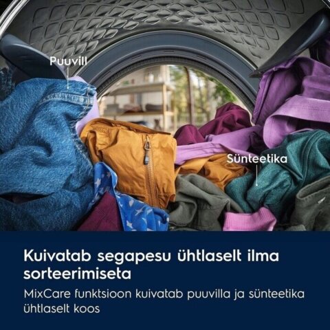 Electrolux A+++ 8kg soojuspumbaga vaikne pesukuivati EW8D585UCE - Image 3