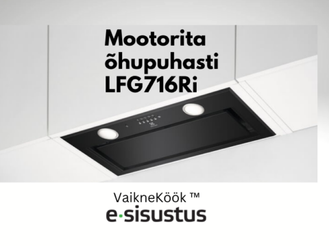 Electrolux mootorita kappi paigaldatav Hob2Hood 54cm õhupuhasti LFG716Ri