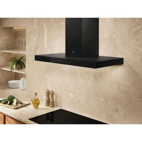 Electrolux 90cm stiilne must kubu-tüüpi õhupuhasti Hob2Hood LFT819K