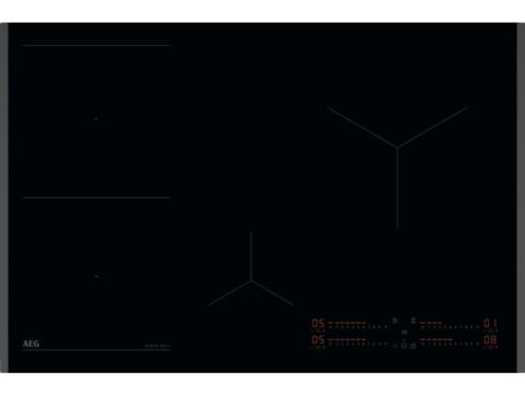 AEG 80cm induktsioonplaat SenseBoil Hob2Hood TI84IB10FB