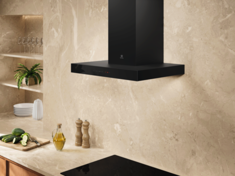 Electrolux 90cm stiilne must kubu-tüüpi õhupuhasti Hob2Hood LFT819K