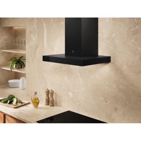 Electrolux 90cm stiilne must kubu-tüüpi õhupuhasti Hob2Hood LFT819K