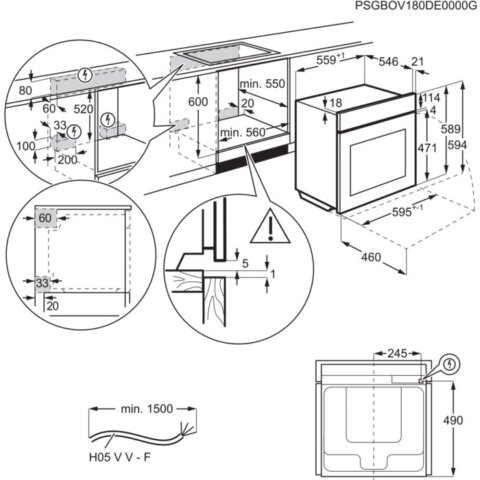 Electrolux integreeritav auruahi A++ SteamBoost 800 KOBBS39H