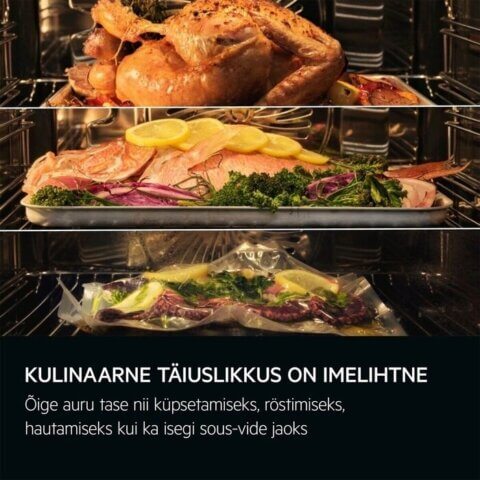 AEG Matt Must kompaktne Auruahi 9000 ProAssist SteamPro NKP9S821T