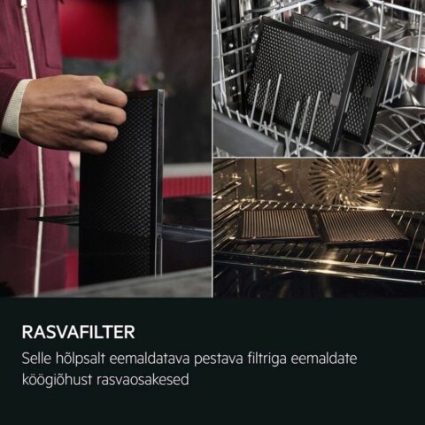AEG Must H2H 80cm pliidiplaat-õhupuhasti eXtractor NCH84B03AB - Image 5