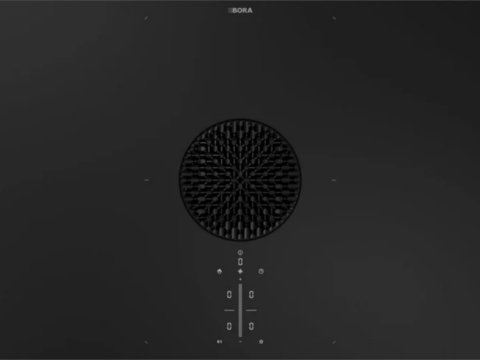 Bora PUXA2R 80 cm lai ventilatsiooniga pliidiplaat - matt must