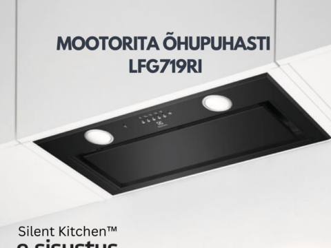 Electrolux mootorita kappi paigaldatav Hob2Hood 80cm õhupuhasti LFG719Ri