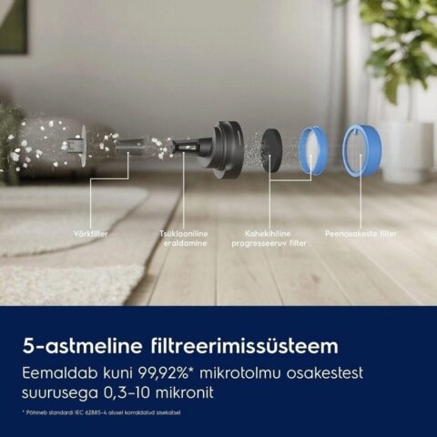 Electrolux cordless 600 juhtmeta varstolmuimeja EP61H21WET - Image 10