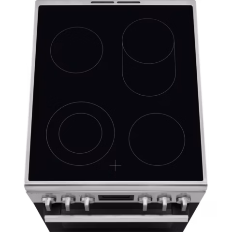 Electrolux must 50cm keraamiline elektripliit SteamBake LKR564255X - Image 4