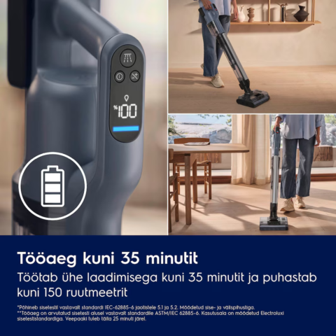 Electrolux pesev varstolmuimeja 800 Seeria Ultimate Wet & Dry EW82U2DB