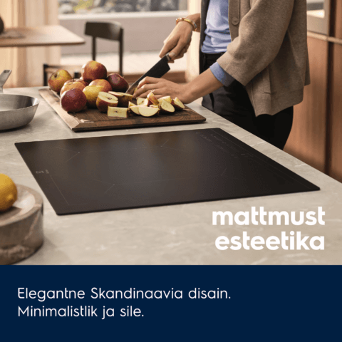 Electrolux induktsioonpliidiplaat 80 cm SaphirMatt SE® Bridge Hob2Hood KIV83443CT