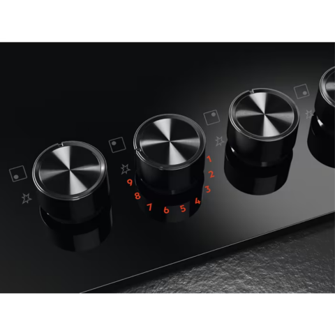 AEG gaasipliidiplaat 60 cm FlameLight 8000 Hob2Hood HKB64453NB