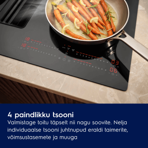 Electrolux Pliidiplaat õhupuhasti 80 cm SaphirMatt® Bridge Hob2Hood'iga ECC83443CZ - Image 7